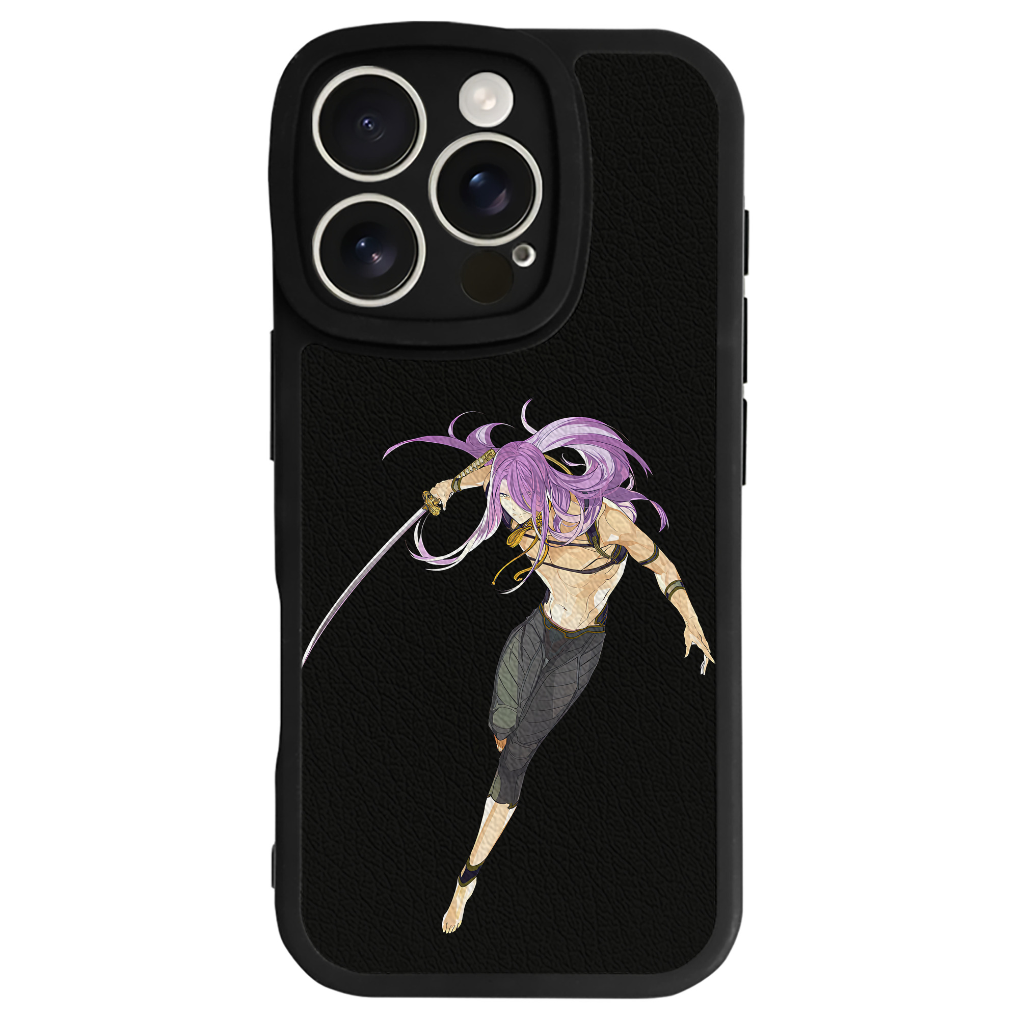 （画像用） 刀剣乱舞 Touken Ranbu 【iPhone 16シリーズ対応】シリコンスマホケース（レザー調） 材質：シリコン